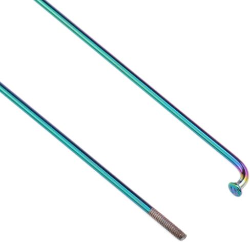 Dazzle Colour Stainless Steel Spokes 260mm/10.2 Inch 14G MTB Bike Spokes Bicycle Spoke Nipples with 12mm Spoke Caps for Road Bikes Mountain Bicycle in Saudi Arabia