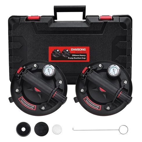 Heavy Duty Vacuum Suction Cup Lifter for Glass, Air Conditioner, Washing Machine, Refrigerator with Pressure Gauge(ZANSONG-6-1) in Kuwait