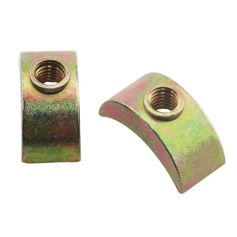 16PCS M6 Half Moon Perforated Nut Washers Spacer Connectors Hardware Accessories Alloy Threaded Lock Washers 4.3g Toothed Crescent-Shaped Connecting Platform in Saudi Arabia