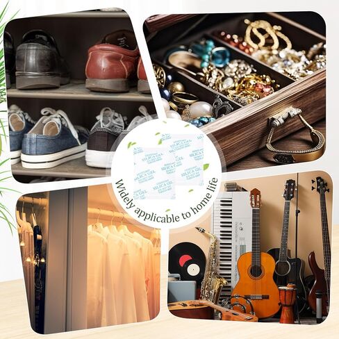 100 قطعة 20 جرام من عبوات جل السيليكا عبوات مجففة لتخزين الطعام الآمن وحزم امتصاص الرطوبة للتوابل والمجوهرات والملابس والأحذية وخزائن البذور الإلكترونية، إلخ in Kuwait