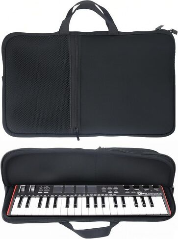 AF-WAN Neoprene Protective Sleeve Case for AKAI Professional MPK Mini MK3 / MPK Mini Play MK3 25 Key USB MIDI Keyboard Controller – Shockproof, Portable Carry Bag with Storage Pocket in Saudi Arabia