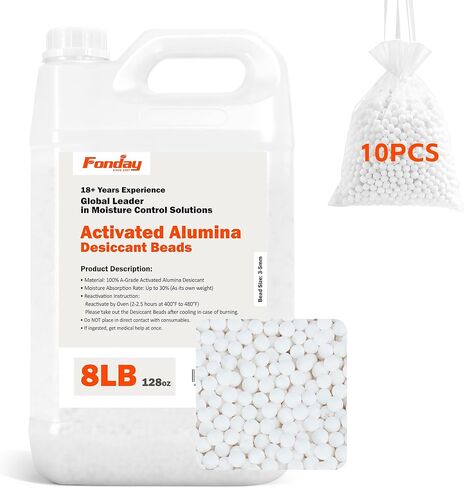 4LB Fonday خيوط تجفيف المجفف الألومينا المنشط أكثر قوة مزيلات الرطوبة القابلة لإعادة الشحن امتصاص الرطوبة | منع خيوط الرطب | in Kuwait