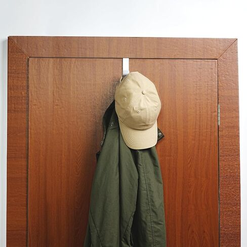 NewTalent Set of 2 Over The Door Hook for Hat and Coat (White), Over The Door Hooks for Hangers, Door Hanger Hooks, Storage Organizers in Saudi Arabia