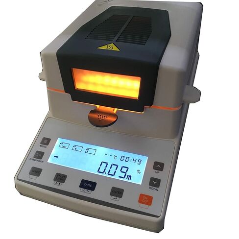 Fast Lab Moisture Analyzer Electronic Moisture Analyzer for Food papermaking Mining Industries Capacity 110g Readability 0.005g 0.10% in Saudi Arabia