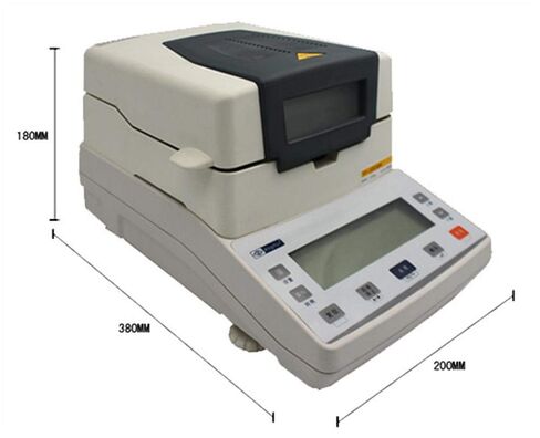 Fast Lab Moisture Analyzer Electronic Moisture Analyzer for Food papermaking Mining Industries Capacity 110g Readability 0.005g 0.10% in Saudi Arabia