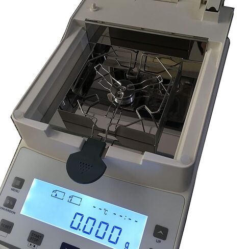 Fast Lab Moisture Analyzer Electronic Moisture Analyzer for Food papermaking Mining Industries Capacity 110g Readability 0.005g 0.10% in Saudi Arabia