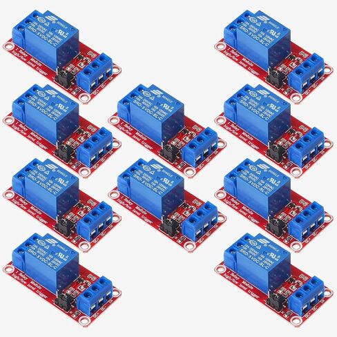 GTIWUNG 10Pcs DC 5V Relay Module 1-Channel in Saudi Arabia
