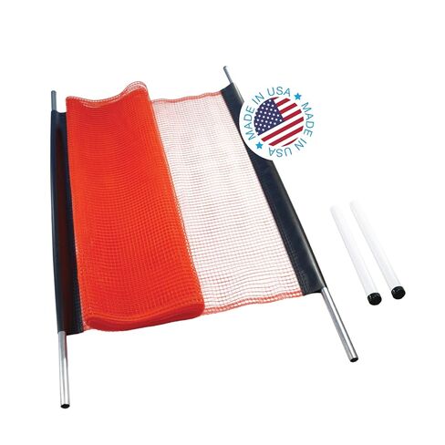 Kidkusion Driveway Safety Net | Not Retractable | Orange | 18' | Outdoor Barrier; Playtime Safety; Yard Safety in Kuwait