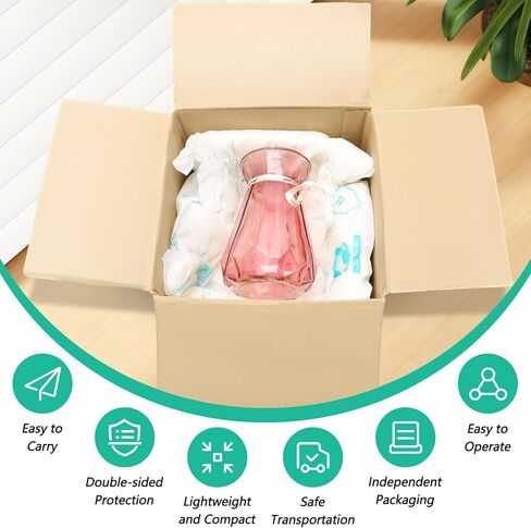 8 Pack Foam Bag for Shipping 14"x 16", Anglecai Expanding Foam Packaging Bag for Instant Quick Expanding Packaging Bags, Expandable Shipping Bags for Moving in Saudi Arabia