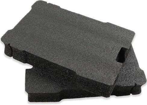 2-Pack Foam Inserts for Modular Tool Box, Customizable DIY Organizer, Impact-Resistant Tool Storage, Black in Kuwait