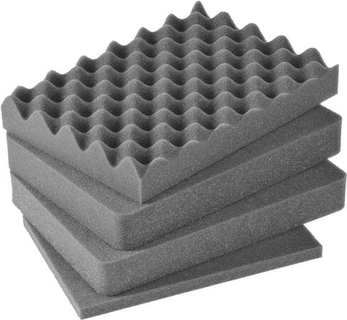 Pelican 1300 Foam Insert Set 1301 – 4 Piece Replacement Foam Kit, High-Density Protective Case Interior, Custom Fit, Case Not Included in Kuwait