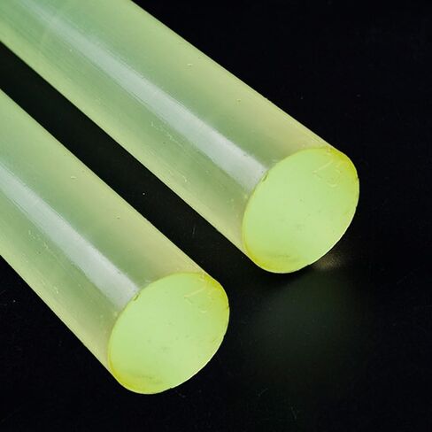Silicone Rubber Sheet, 2 Pack Solid Polyurethane Round Bar, Length 250mm Elastic Rubber Shock Absorbing Rod(Dia65mm) in Saudi Arabia