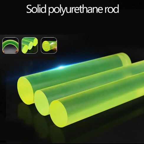 Silicone Rubber Sheet, 2 Pack Solid Polyurethane Round Bar, Length 250mm Elastic Rubber Shock Absorbing Rod(Dia65mm) in Saudi Arabia