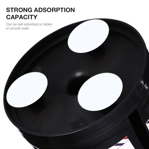 Uonlytech Neck Strips Dispenser Box 4.92X4.92X3.74In Barber Paper Neck Strip Holder with Suction Cup for Salon Haircut and Personal Care in Saudi Arabia