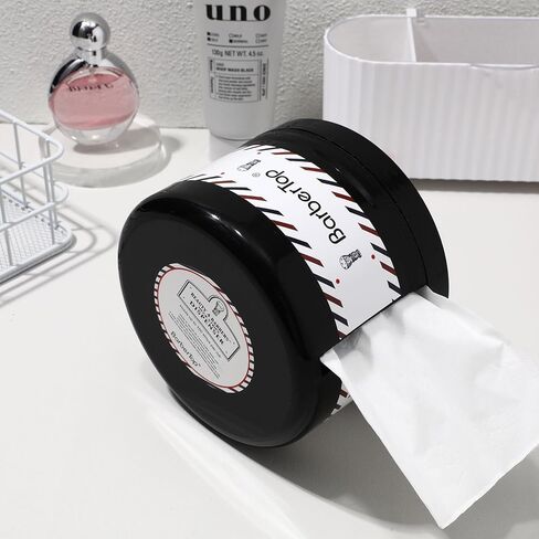 Uonlytech Neck Strips Dispenser Box 4.92X4.92X3.74In Barber Paper Neck Strip Holder with Suction Cup for Salon Haircut and Personal Care in Saudi Arabia