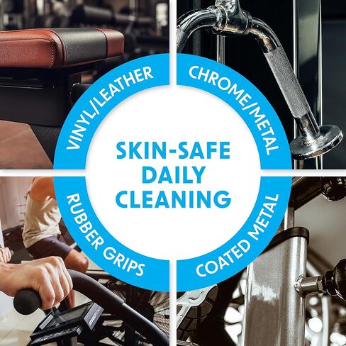 حزمة مناديل Wipex Gym: موزع مناديل أسود مع سلة المهملات - فولاذ مقاوم للصدأ متين، 4 × 800 قيراط مناديل معقمة لصالة الألعاب الرياضية لإعادة ملء المعدات لاستخدامها في المدرسة والمكتب وصالة الألعاب الرياضية والأماكن العامة in Kuwait