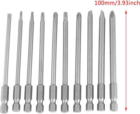 ألين وجع مثقاب مجموعة 1/4 محرك ألين مجموعة مقابس 10 قطع 100 مم عرافة عرقوب عرافة بت مجموعة لموظفي الصيانة المهنية صيانة الكمبيوتر in Kuwait