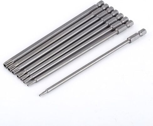 مجموعة لقمة مثقاب نجمة مفك براغي على شكل نجمة 150 مم 8 قطع مجموعة لقمة أمان للحفر اليدوي أو الكهربائي in Kuwait