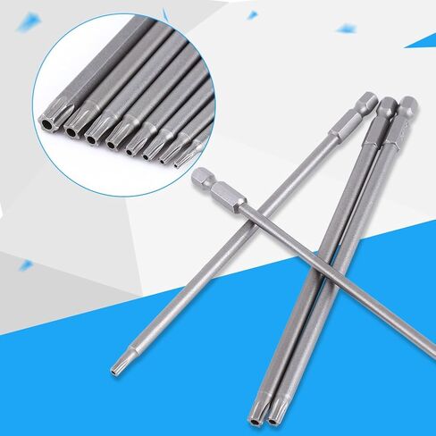 مجموعة لقمة مثقاب نجمة مفك براغي على شكل نجمة 150 مم 8 قطع مجموعة لقمة أمان للحفر اليدوي أو الكهربائي in Kuwait