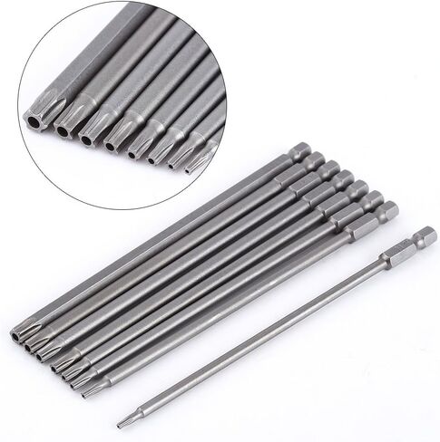 مجموعة لقمة مثقاب نجمة مفك براغي على شكل نجمة 150 مم 8 قطع مجموعة لقمة أمان للحفر اليدوي أو الكهربائي in Kuwait