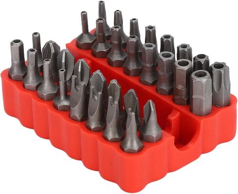 مجموعة بت الأمن مجموعة مفك البراغي 1/4in عرافة رمح 33 قطعة برغي أمان بت مجموعة للكمبيوتر السيارة والصيانة الإلكترونية in Kuwait