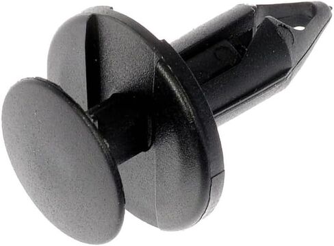 KarParts360 Push Rivet | Nylon | Black Color | 6 Millimeters Center Groove Diameter | 20 Millimeters Head Diameter | 20 Millimeters Outside Diameter | Replacement For 11518017, 21030249 in Saudi Arabia