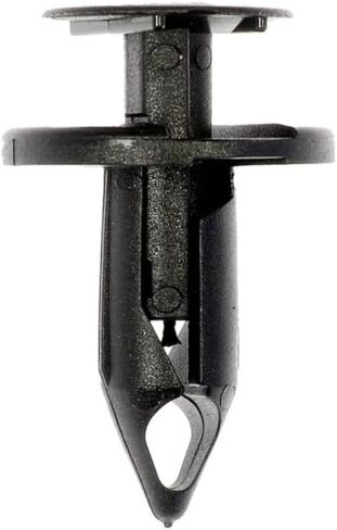 KarParts360 Push Rivet | Nylon | Black Color | 6 Millimeters Center Groove Diameter | 20 Millimeters Head Diameter | 20 Millimeters Outside Diameter | Replacement For 11518017, 21030249 in Saudi Arabia