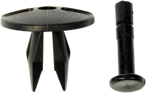 KarParts360 For Saturn L200 2003 Rivet | Nylon Material | Black | Push Rivet Fastener | 0.375 Inches Fastener Hole Size | 15 pieces | Replacement For 14045480 in Saudi Arabia