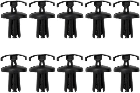 10X Plastic Screw Decorative Clip Pushed Rivets 90683-GAZ-003 Compatible with Automotive Motorcycle Parts for Part Number 90683-GAZ-003 in Saudi Arabia