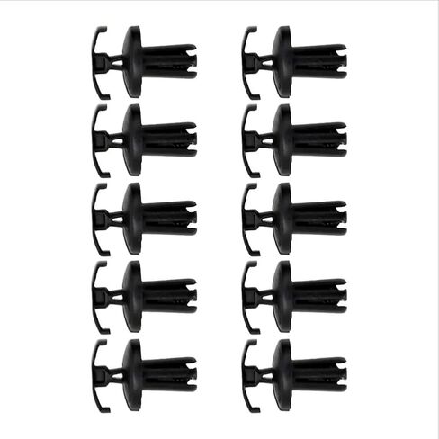 10X Plastic Screw Decorative Clip Pushed Rivets 90683-GAZ-003 Compatible with Automotive Motorcycle Parts for Part Number 90683-GAZ-003 in Saudi Arabia