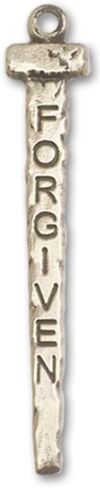 Bonyak Jewelry 14k Yellow Gold Forgiven Nail Medal, Size 1 1/2 x 1/4 inches - Catholic Inspirations in Saudi Arabia