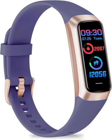 Fitness Tracker, Activity TrackersWatch with 24/7 Heart Rate Blood Oxygen Sleep Monitor, 1.1" HD Screen Fitness Watch, IP68 Waterproof Step Counter Pedometer for Women Men Android iOS in Kuwait