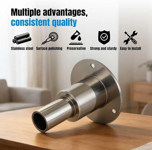 Thru Hull Exhaust Skin,for Diesel Parking heaters,24mm Stainless Steel 316 Tube Pipe Socket Hardware in Kuwait