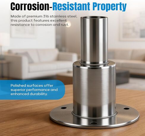 Thru Hull Exhaust Skin,for Diesel Parking heaters,24mm Stainless Steel 316 Tube Pipe Socket Hardware in Kuwait