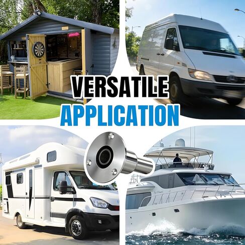 Thru Hull Exhaust Skin,for Diesel Parking heaters,24mm Stainless Steel 316 Tube Pipe Socket Hardware in Kuwait