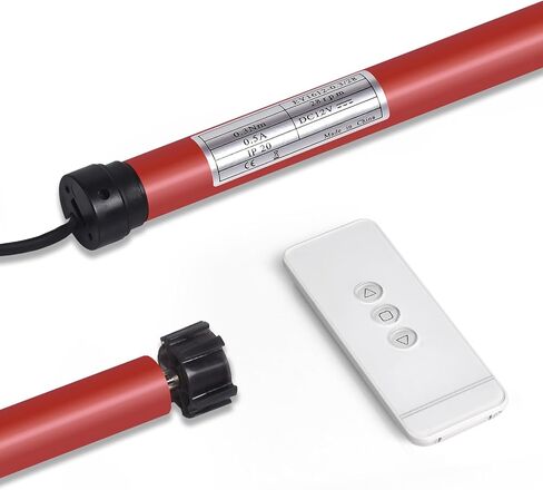 RTS 12V DC Radio المحركات الأنبوبية التي تتحكم فيها لقطات كهربائية مصغرة الأبطال المريحة المتوافقة 3/4 "(21 مم) و 1" (25 ملم) ظلال أسطوانة in Saudi Arabia