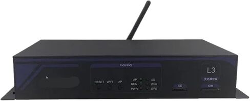 L3 asynchronous Player Supports up to 650,000 Pixels WiFi Network Cable or 4G in Kuwait