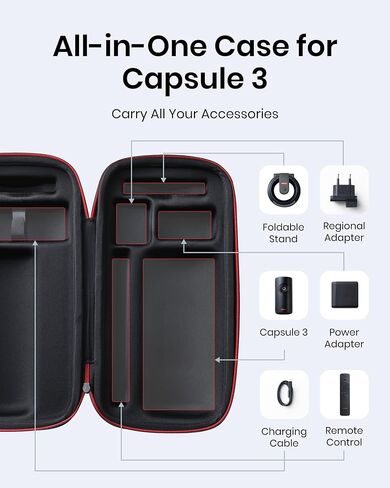 Anker Nebula Capsule 3 (Renewed) With Travel Case (Foldable Stand was not included) in Kuwait