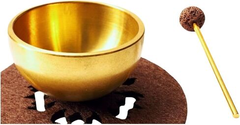 Mini Singing Bowl Set Meditation Sound Bowl for Yoga, Meditation & Relaxation, Mindfulness,Chakra Healing, Stress Relief, Self-Regulation, Unique Spiritual Gifts for Women and Men in Kuwait