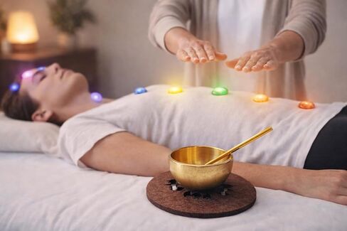 Mini Singing Bowl Set Meditation Sound Bowl for Yoga, Meditation & Relaxation, Mindfulness,Chakra Healing, Stress Relief, Self-Regulation, Unique Spiritual Gifts for Women and Men in Kuwait