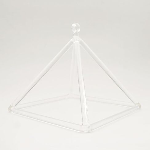 8 بوصة الهرم الكوارتز الكريستال الغناء الهرم اليدوية شفافة شفاء آلة موسيقية لشفاء الصوت التأمل مع الكريستال الغناء السلطانية المهاجم in Kuwait