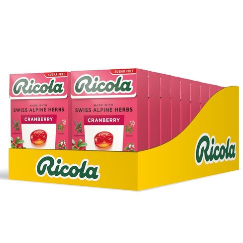 Ricola Cranberry Sugar Free 45g in Saudi Arabia