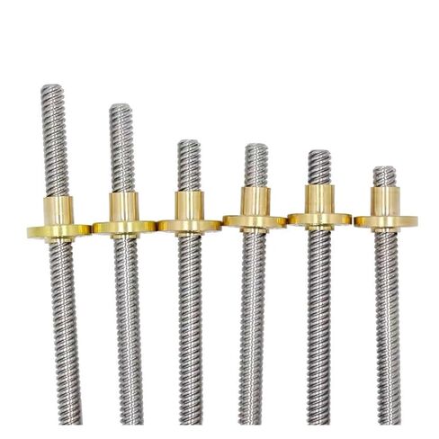 T8 الرصاص المسمار THSL-300-8D شبه منحرف قضيب T8 CNC طابعة ثلاثية الأبعاد الرصاص المسمار الموضوع 8 مللي متر الرصاص 1 مللي متر (الملعب 1 مللي متر الرصاص 1 مللي متر ، 500 مللي متر) in Saudi Arabia