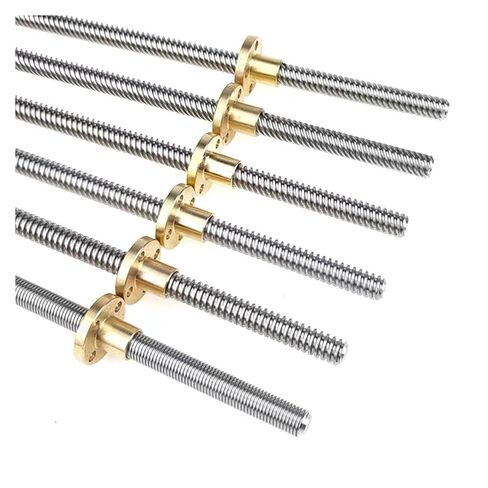 T8 Lead Screw THSL-300-8D Trapezoidal Rod T8 CNC 3D Printer Lead Screw Thread 8mm Lead1mm(Pitch 1mm Lead 1mm,250mm) in Saudi Arabia