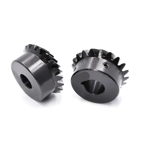 1:1 Spiral Bevel Gear Set 1.5M 20 25 30 Teeth Keyway Bore 12/14/15/16mm 45# Steel 1Pcs(14mm (Keyway 5),1.5M 25Teeth) in Saudi Arabia