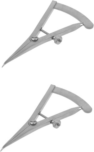 Stainless Steel Eyelid Measuring Ruler Precision Eye Gauge for Double Eyelid Surgery Durable Design with Steel Bending Head for Makeup Artists and Surgeons in Saudi Arabia