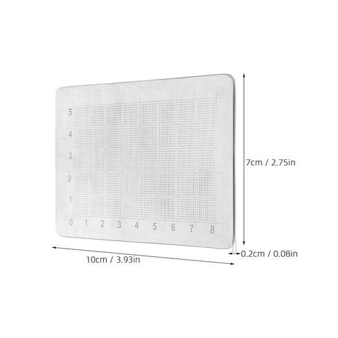 Rhinoplasty Measurement Tool Double-Sided Nasal Cutting Board Precision Scale for Accurate Nose Sculpting Medical Grade Rhinoplasty Cutting Board for Professionals in Saudi Arabia