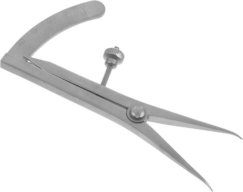 PartyKindom Portable Eyelid Measurement Ruler Stainless Steel Eye Instrument for Cosmetics Surgery in Saudi Arabia