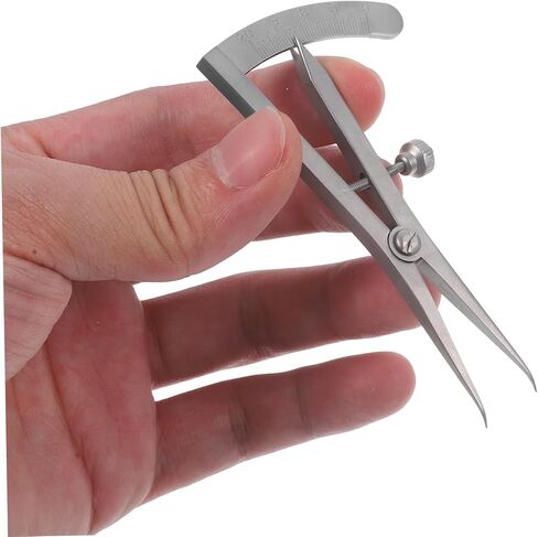 PartyKindom Portable Eyelid Measurement Ruler Stainless Steel Eye Instrument for Cosmetics Surgery in Saudi Arabia
