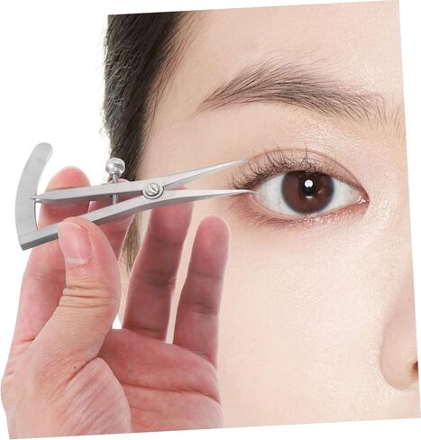 PartyKindom Portable Eyelid Measurement Ruler Stainless Steel Eye Instrument for Cosmetics Surgery in Saudi Arabia